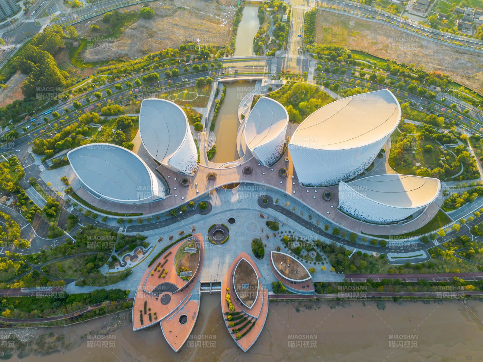 福州海峡艺术中心航拍图图片