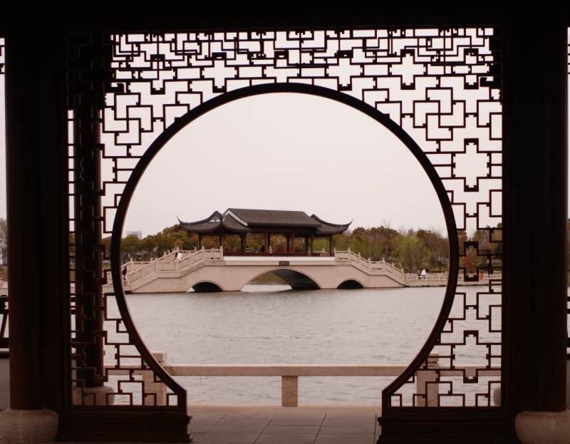 江南园林美景图片