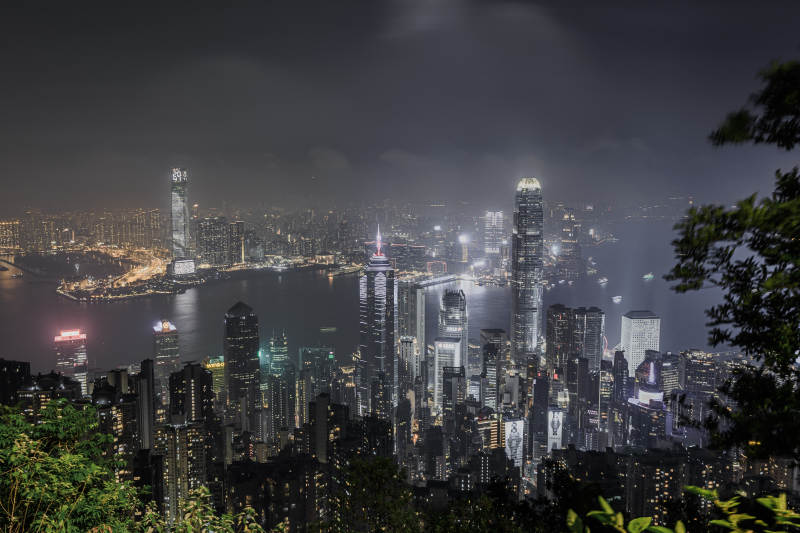 香港夜景图片