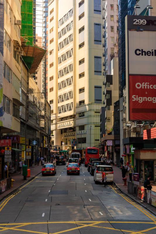 香港繁华街道图片