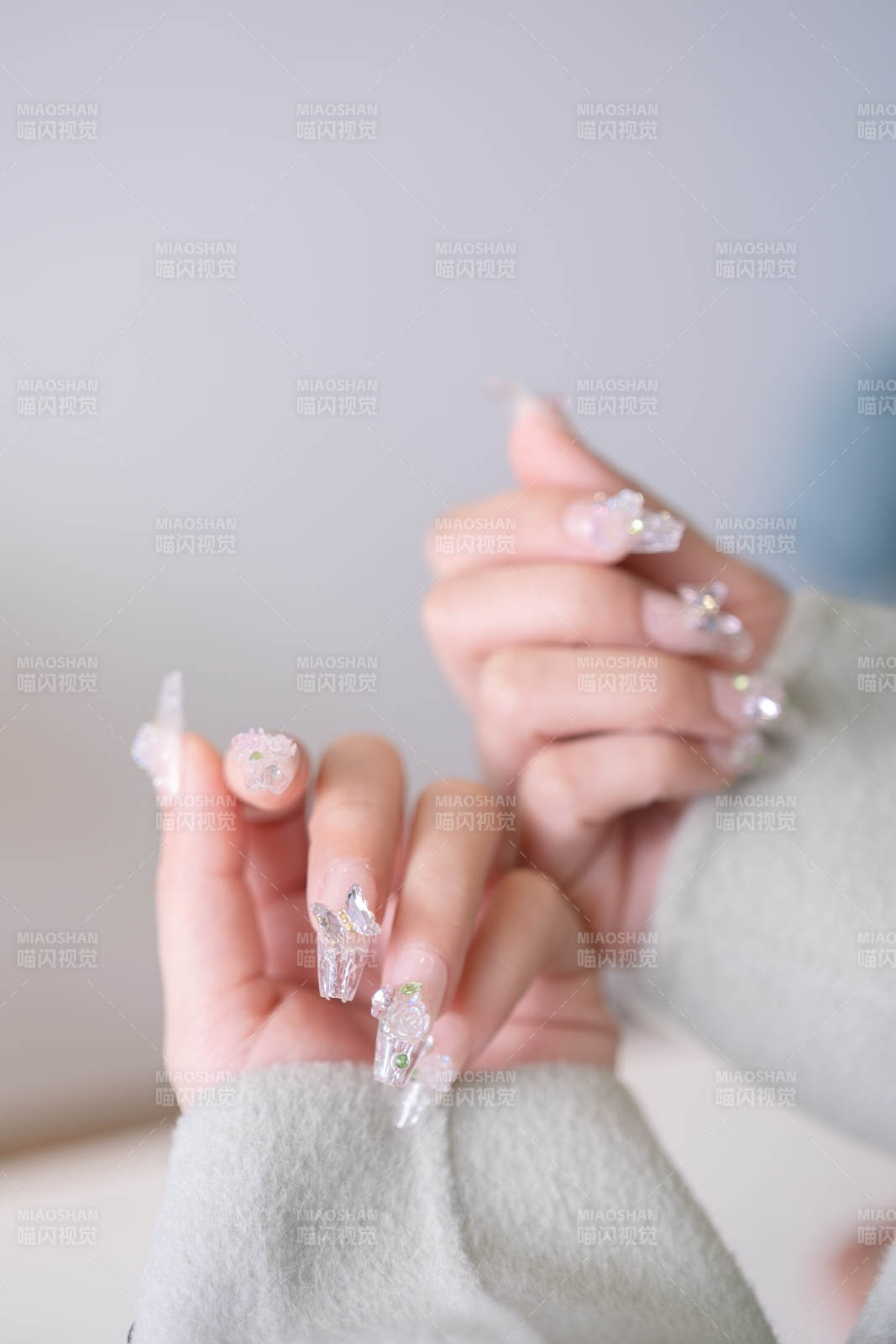 精致美甲展示图片