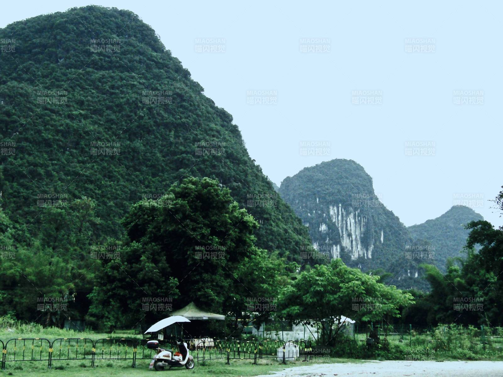 广西的青山绿水 田园风光图片