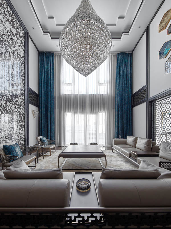 现代奢华客厅设计图片