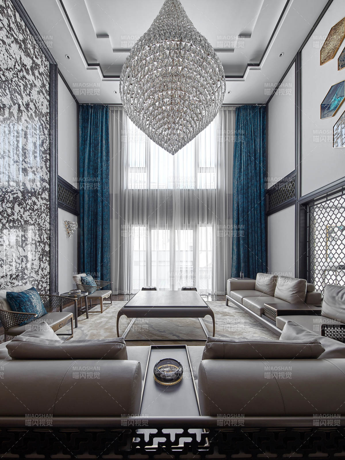 现代奢华客厅设计图片