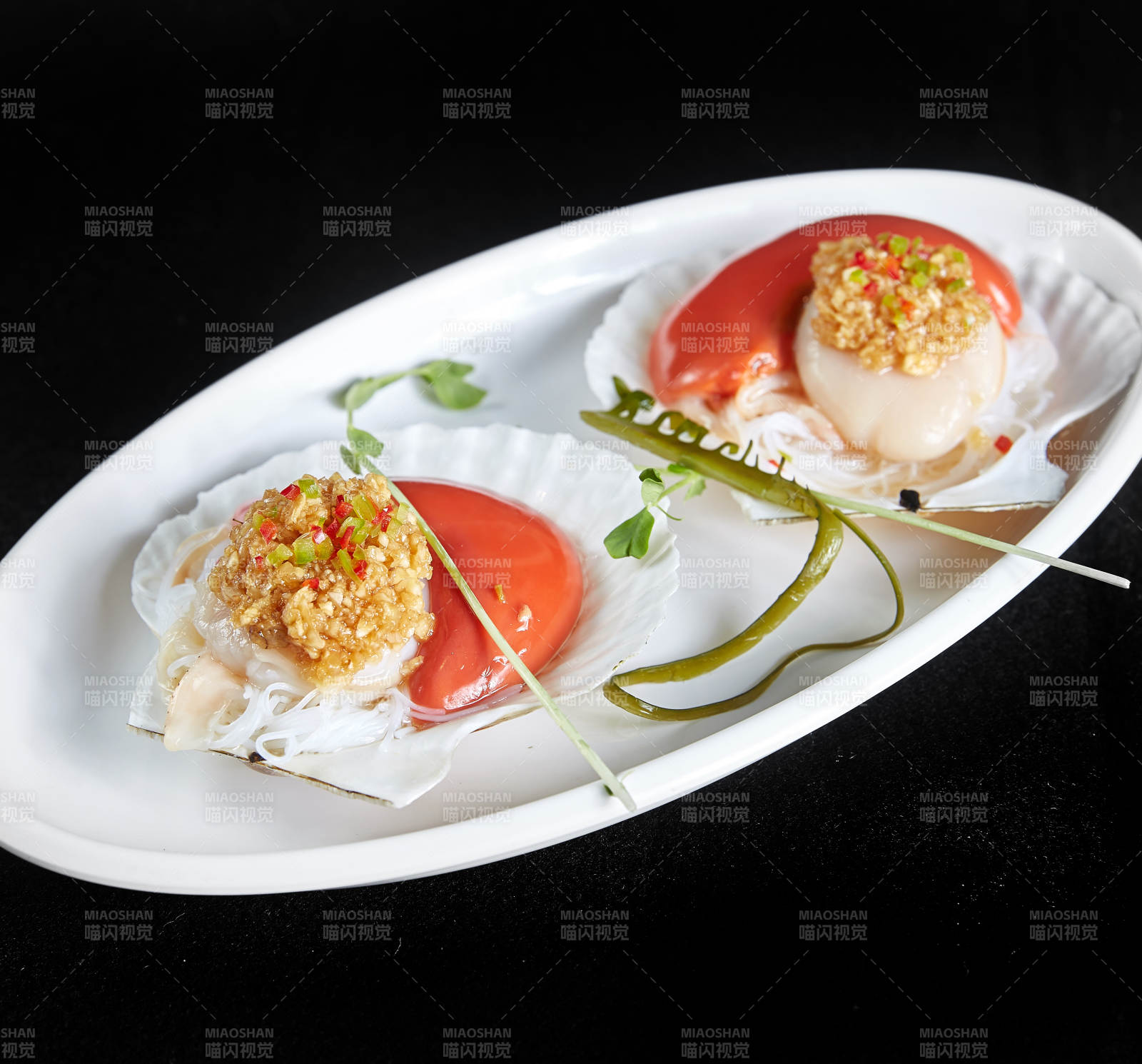 蒜蓉粉丝扇贝图片