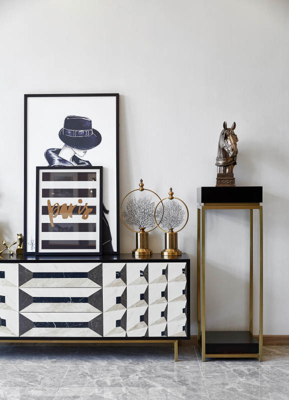 现代简约客厅装饰布置图片