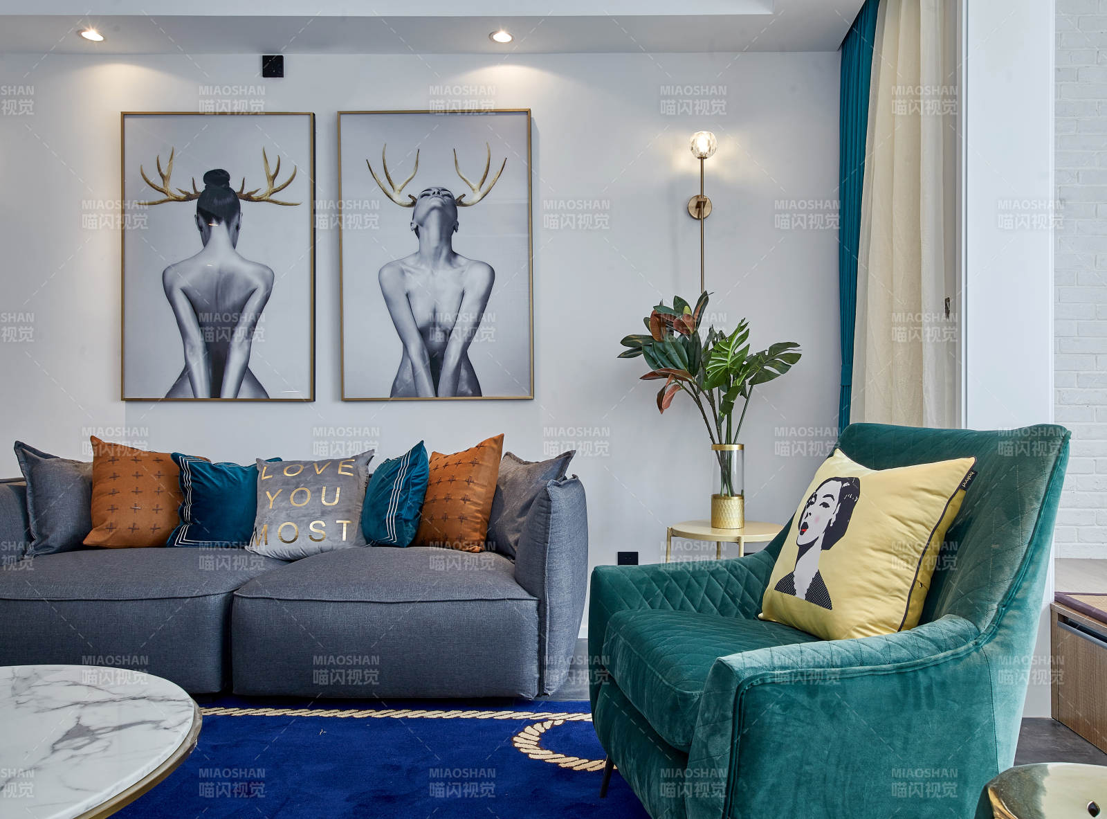 现代客厅装饰艺术风格图片