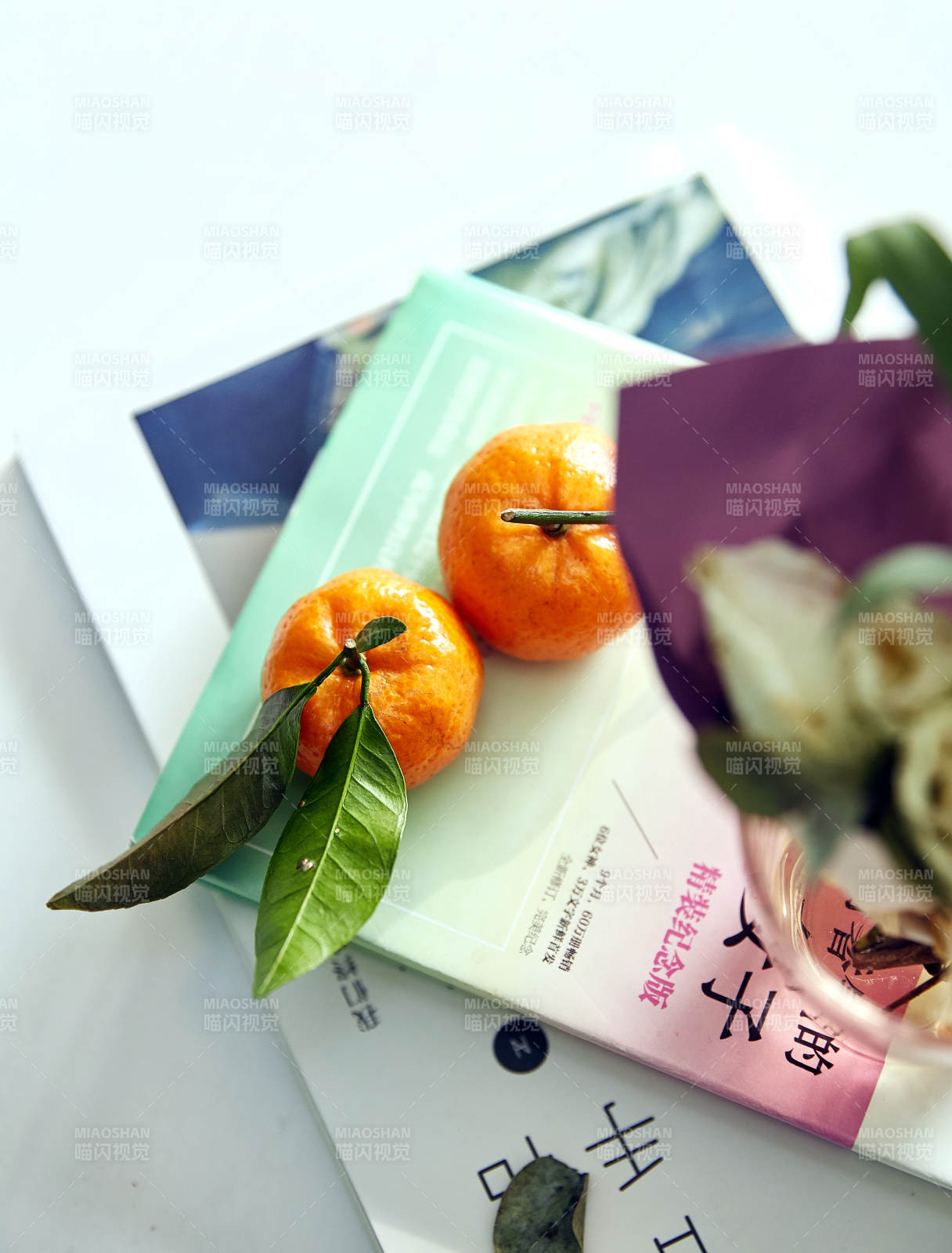 橙香书韵 静谧时光图片