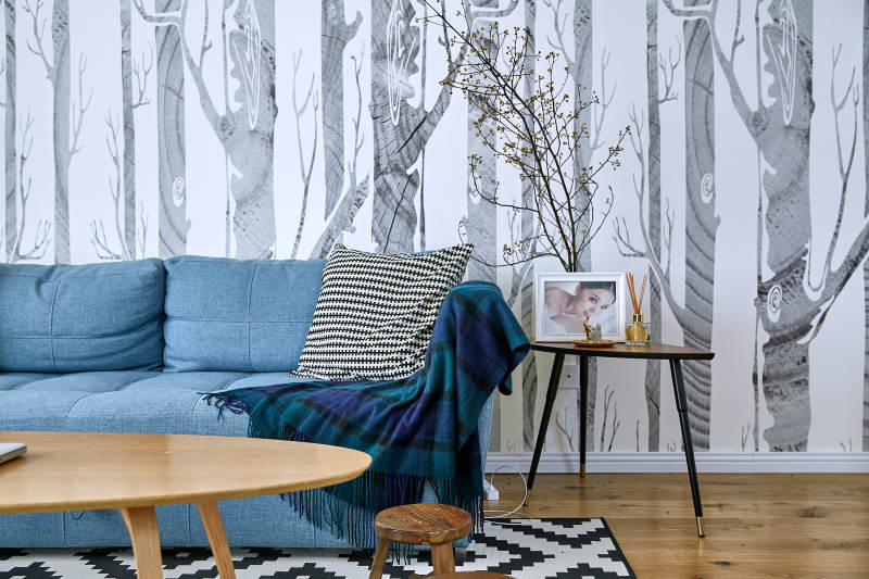 森林主题客厅布置图片