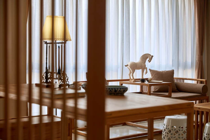 中式雅致客厅布置图图片