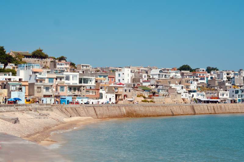 海滨小镇风光无限好图片