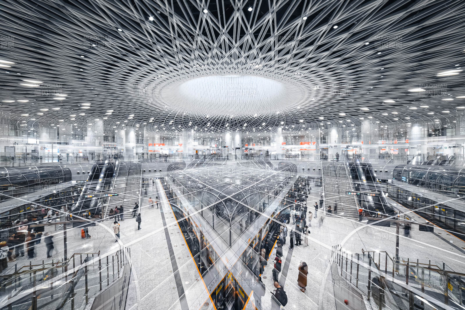 深圳岗厦北地铁站图片