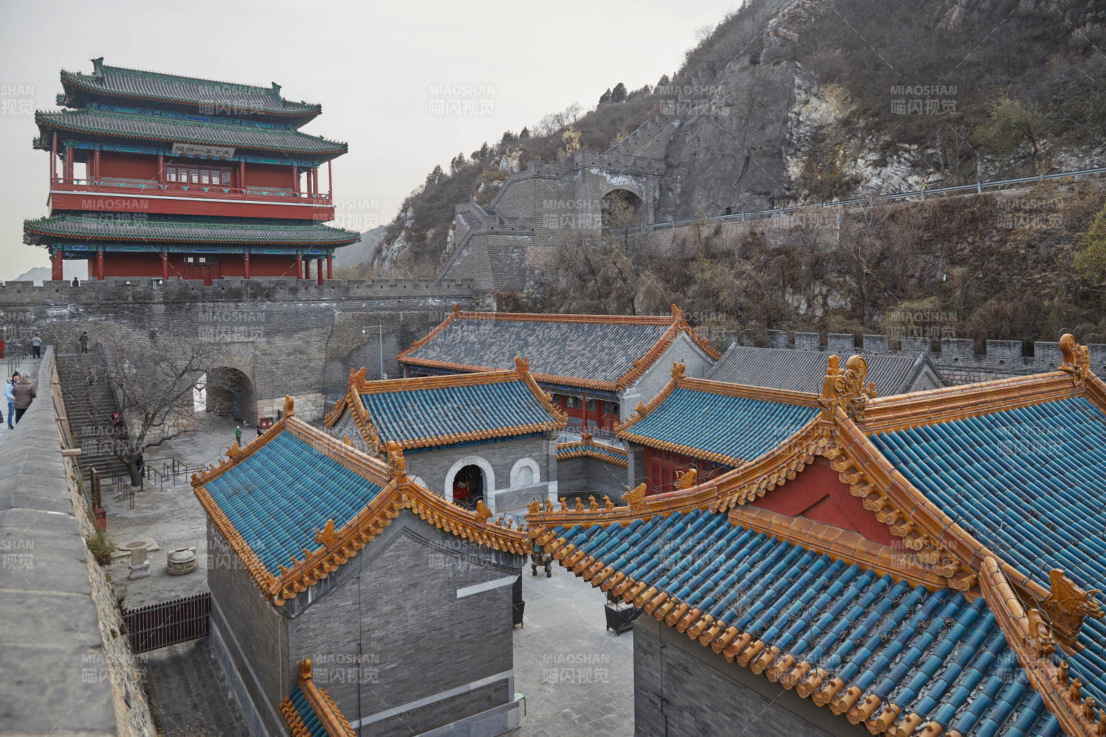 古长城建筑群风光图片