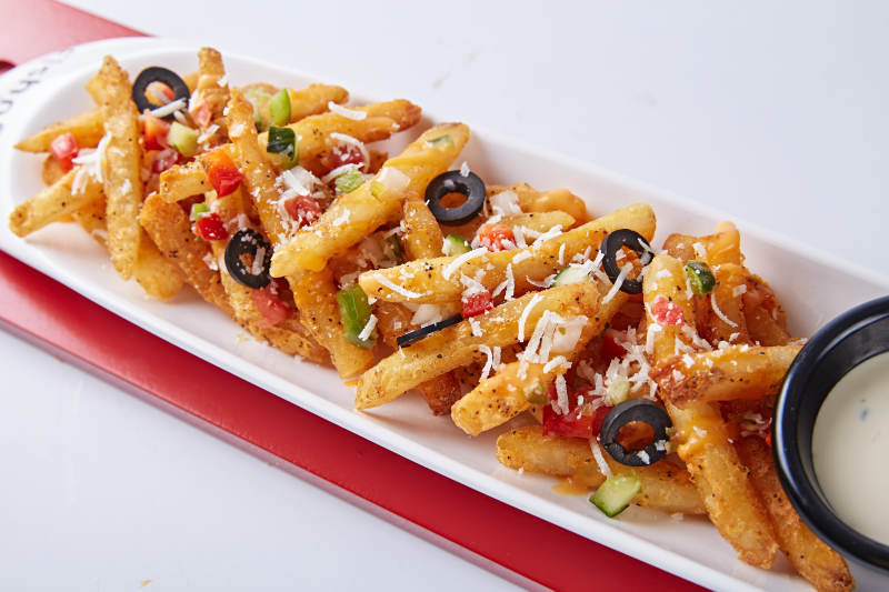 墨西哥风味薯条拼盘图片