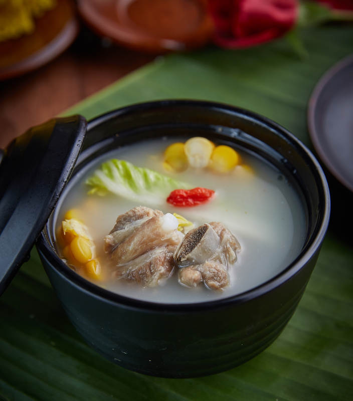 排骨玉米汤图片