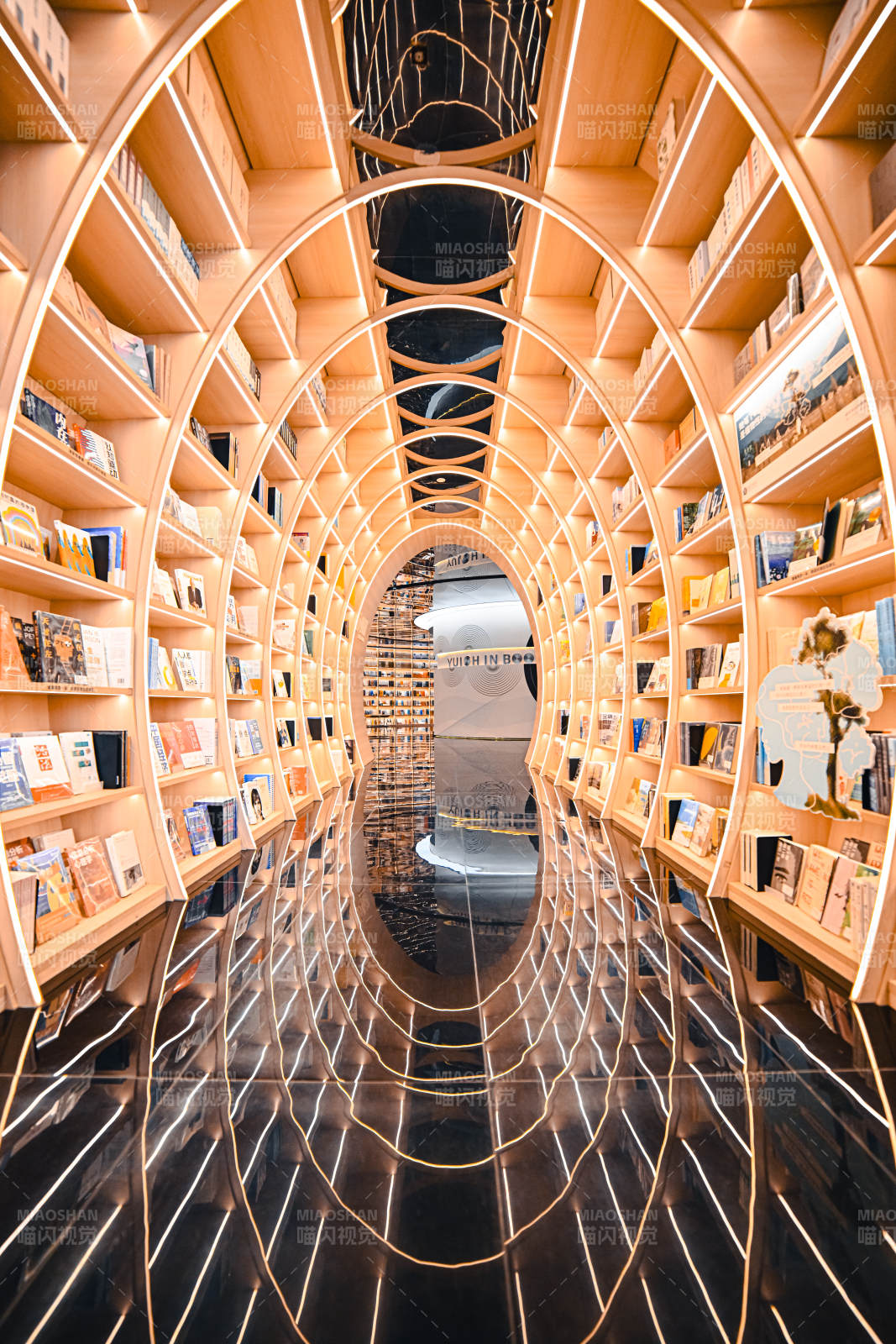 未来感书廊设计图片