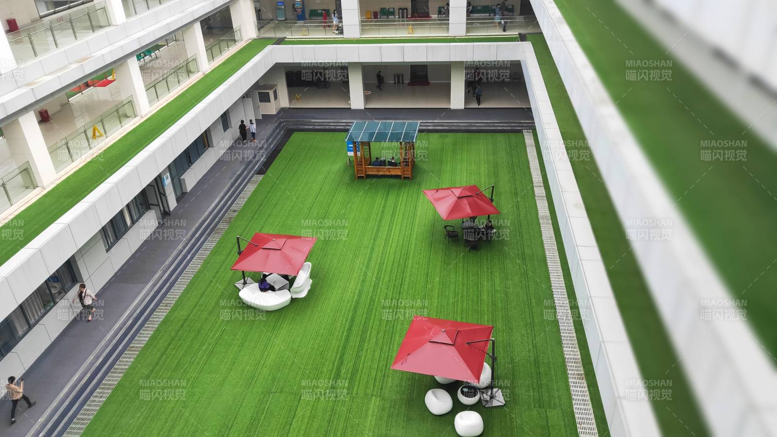 屋顶花园休闲区图片