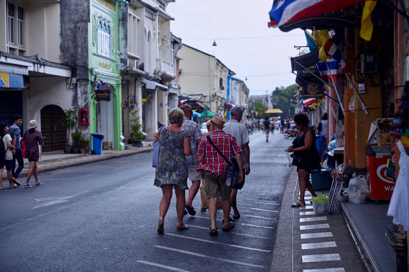 街头漫步 异国风情图片