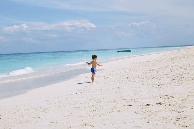 海滩上的快乐时光图片