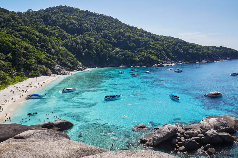 泰国斯米兰热带海岛风光旖旎图片