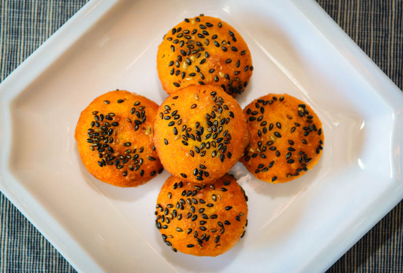 芝麻南瓜饼图片