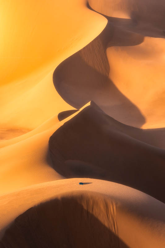 沙漠之舞 光影与沙丘图片