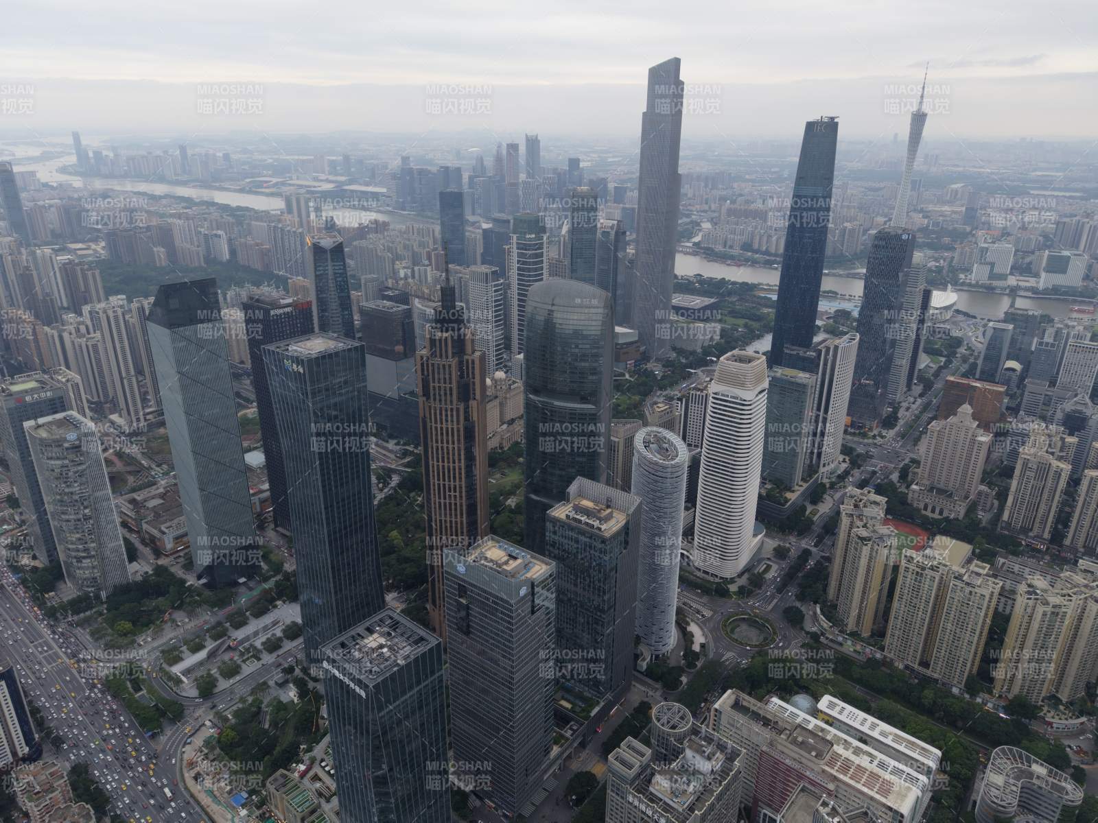 广州珠江新城高楼林立 繁华景象图片