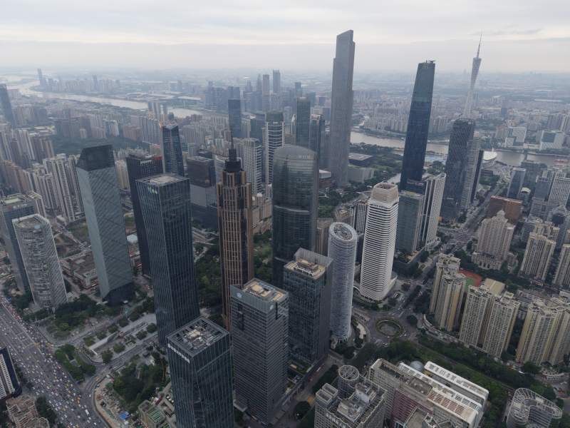 广州珠江新城高楼林立 繁华景象图片