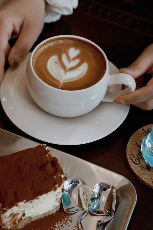 咖啡与甜点的完美搭配图片