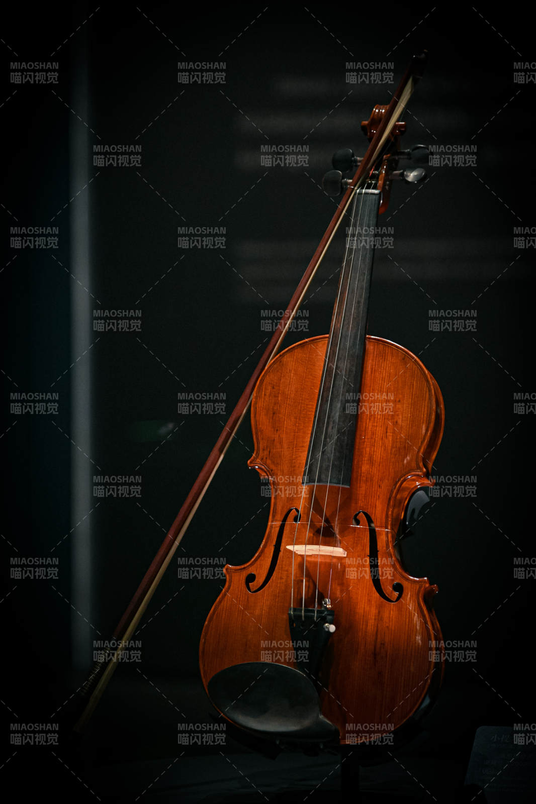 静谧的小提琴与弓图片