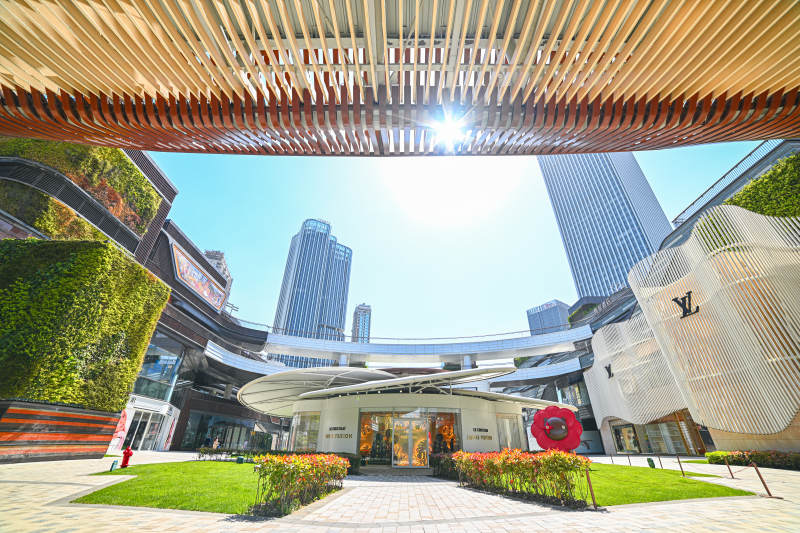 现代城市商业中心入口图片