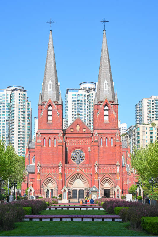 上海徐家汇天主教堂图片