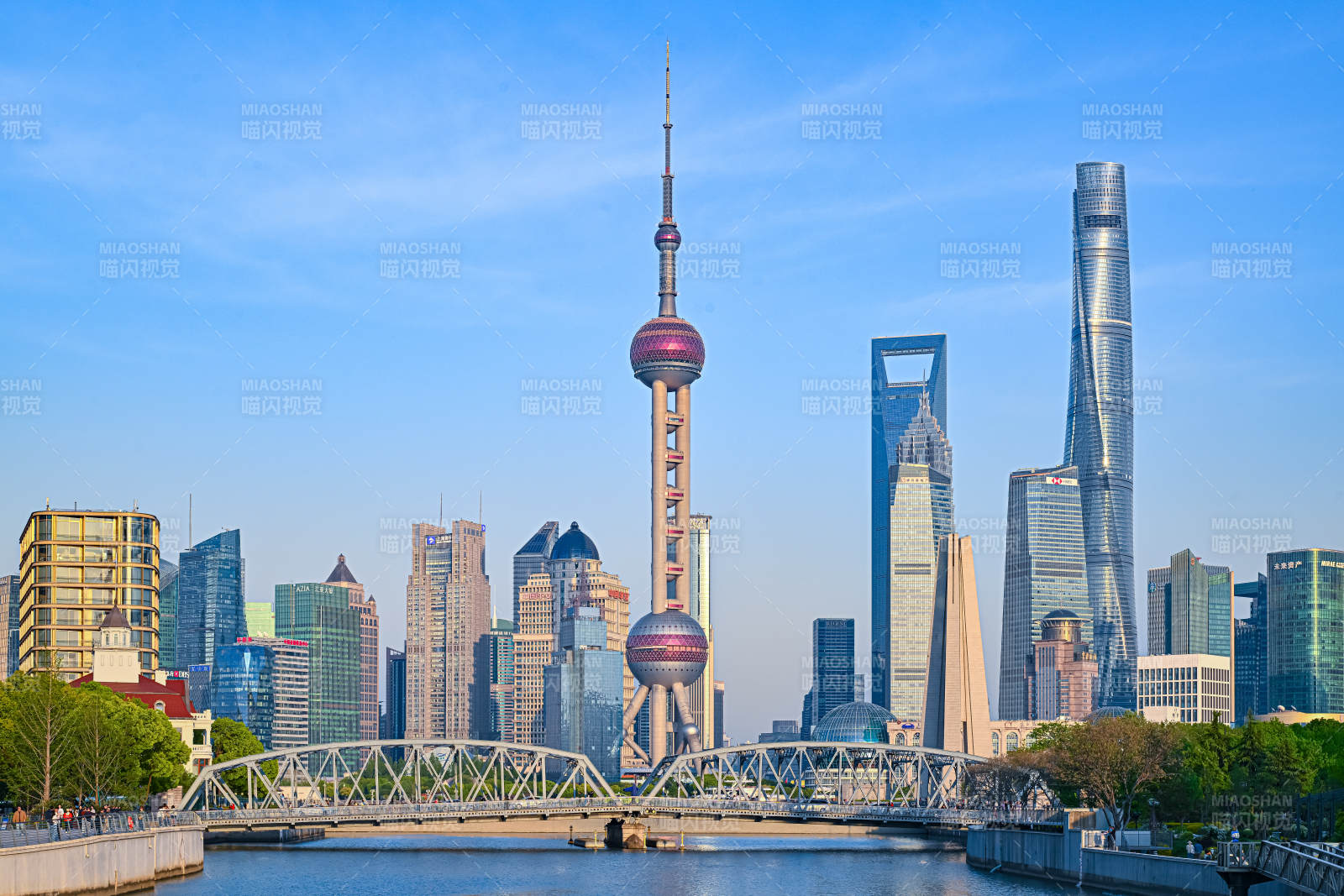 上海陆家嘴天际线图片