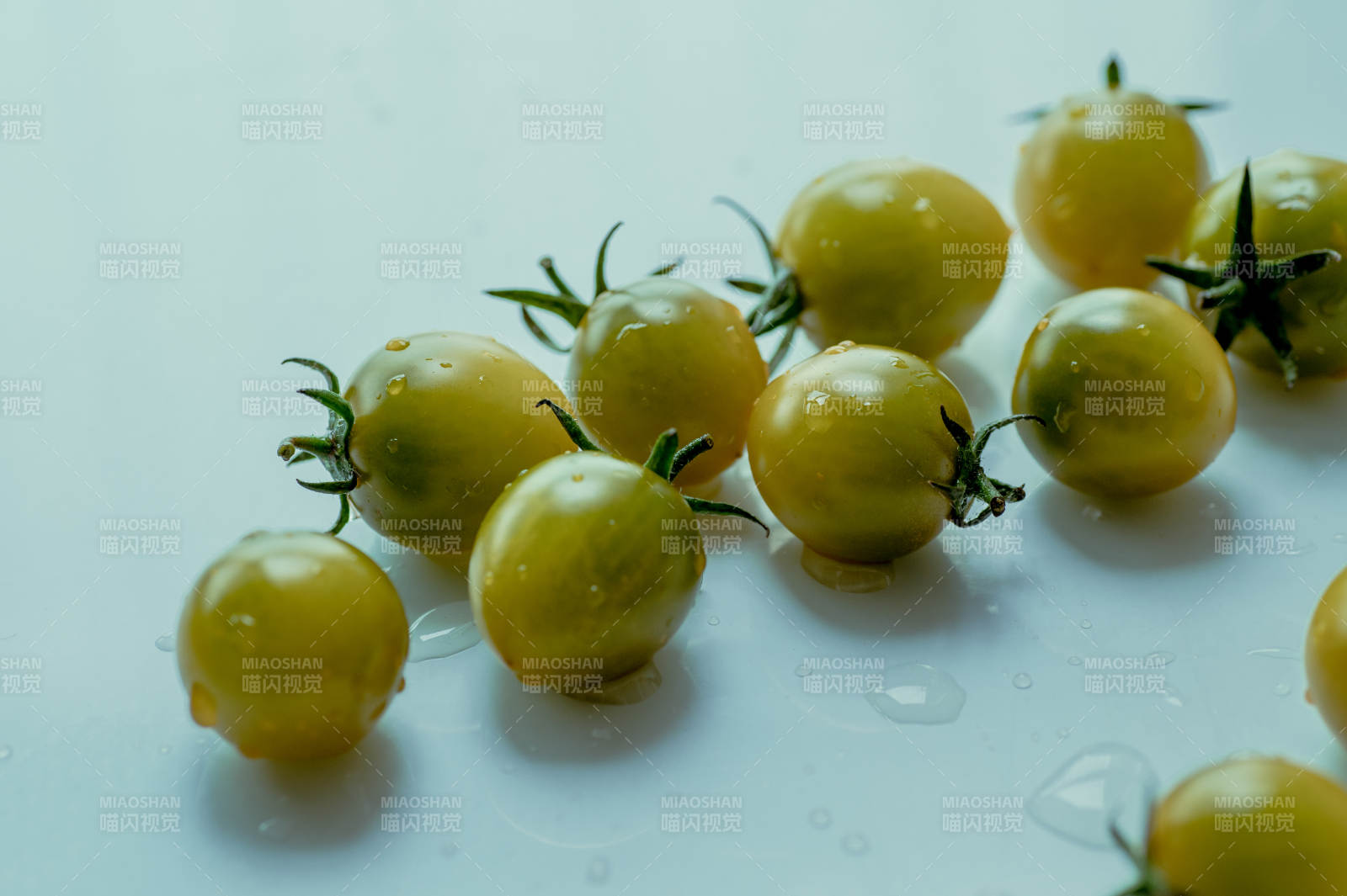 青色小番茄静物图图片