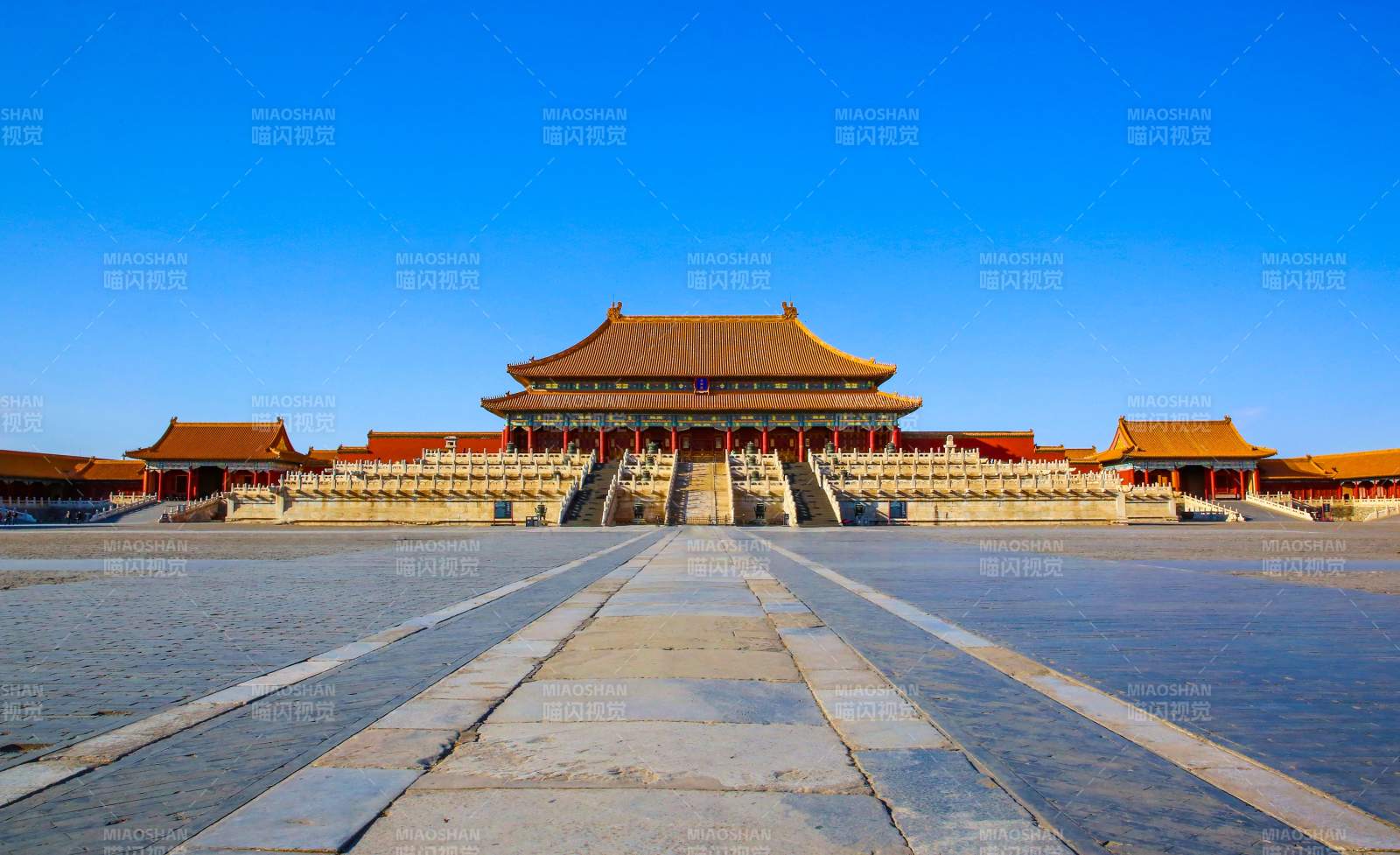 故宫太和殿广场全景图片