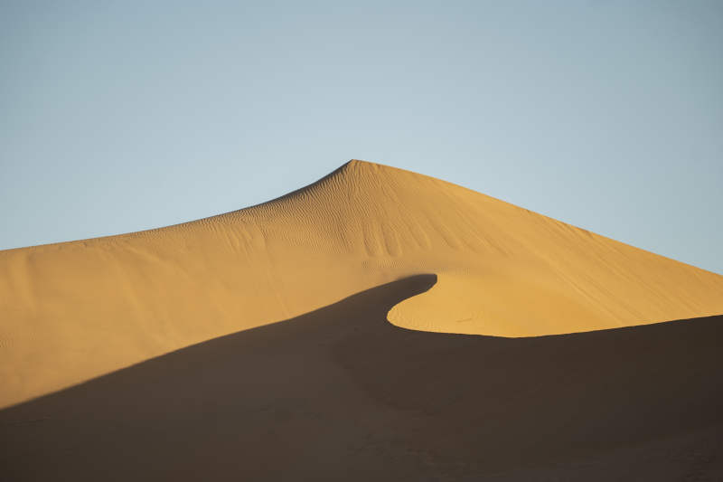 沙漠沙丘的光影之美图片