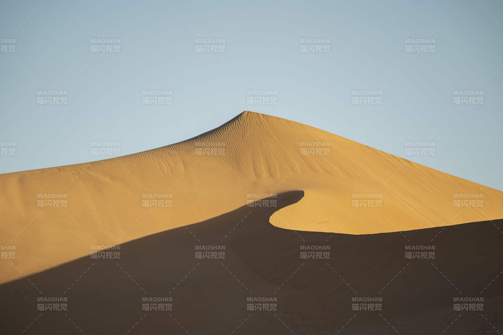 沙漠沙丘的光影之美图片