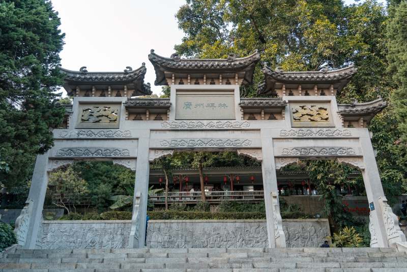 古建筑牌坊入口风景图片