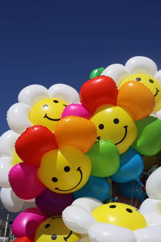 笑脸气球 欢乐无限图片