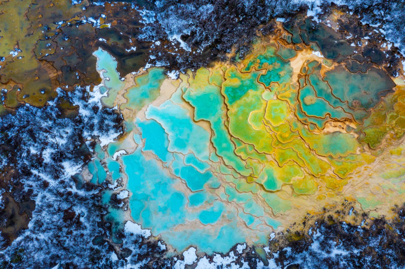 五彩斑斓的自然奇观图片