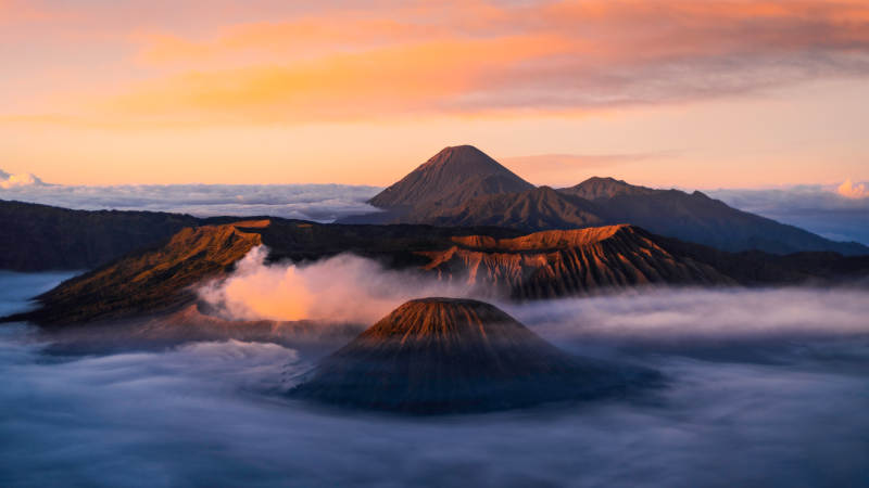 印度尼西亚布罗莫火山图片