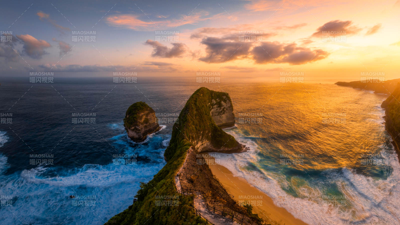 印尼努沙佩尼达岛精灵悬崖图片