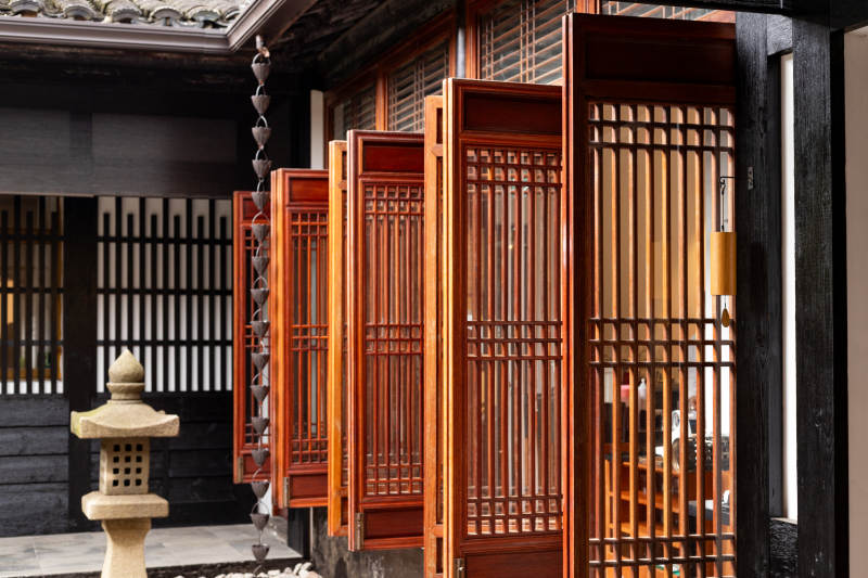 古风木门 典雅别致图片