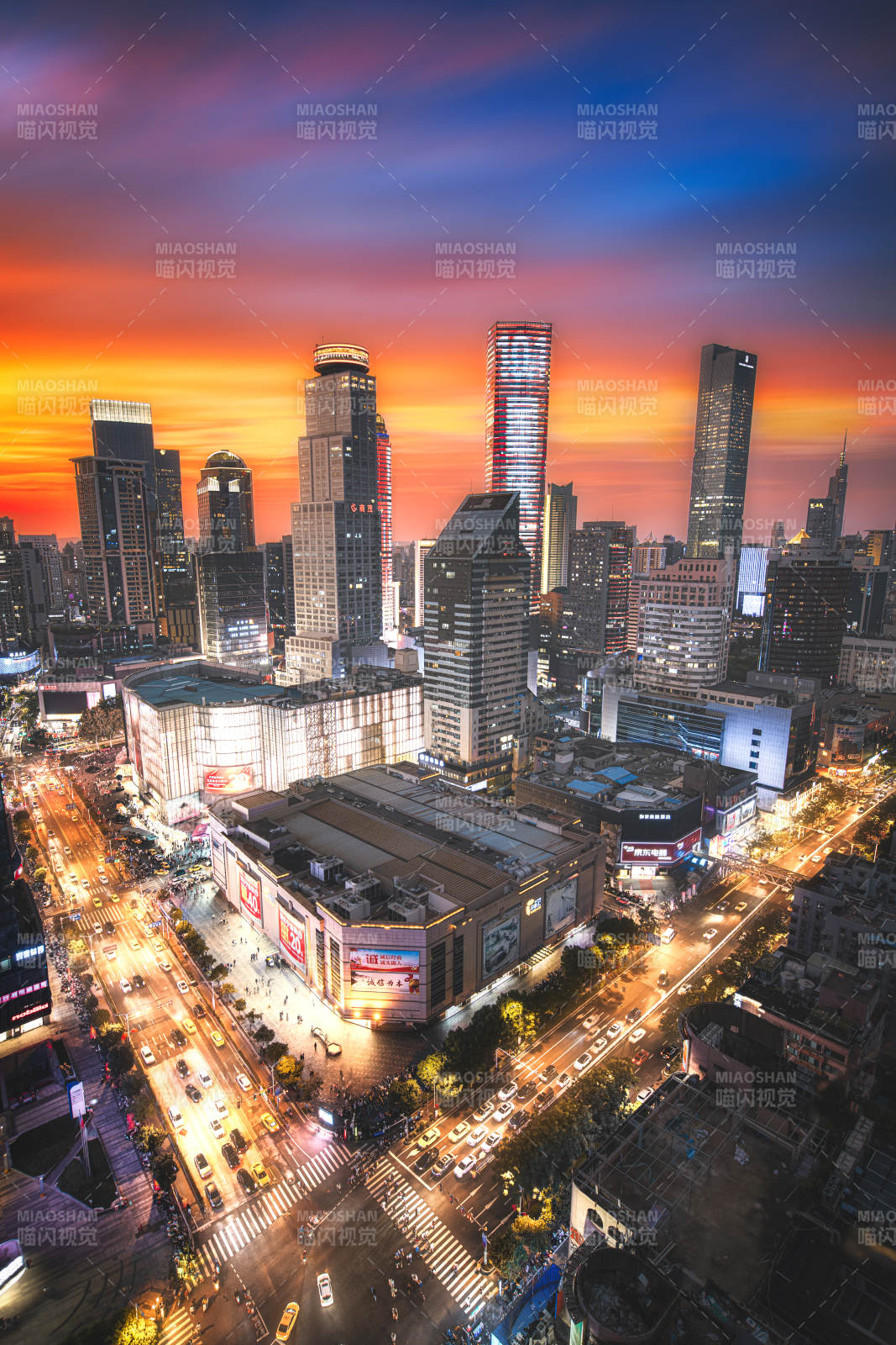 城市夜景 灯火辉煌的都市图片