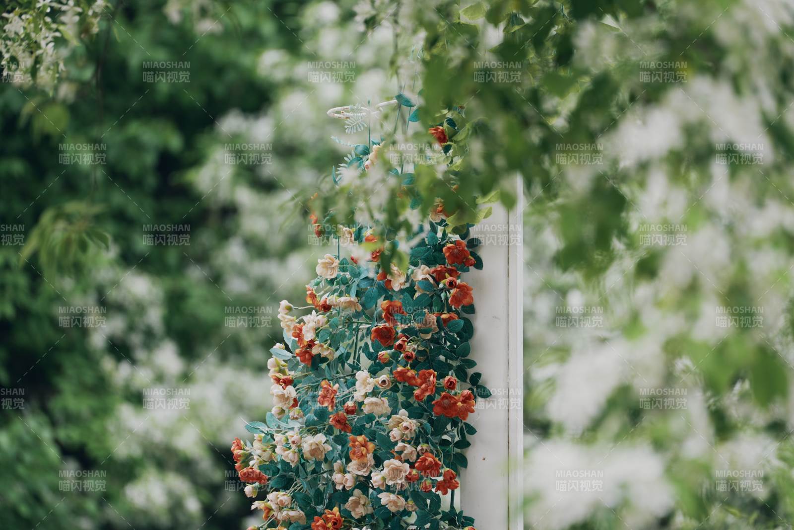 花墙装饰 自然美景图片