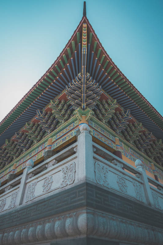 古建筑飞檐斗拱细节图图片