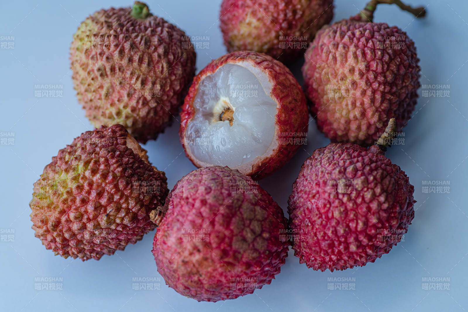 新鲜荔枝特写图图片