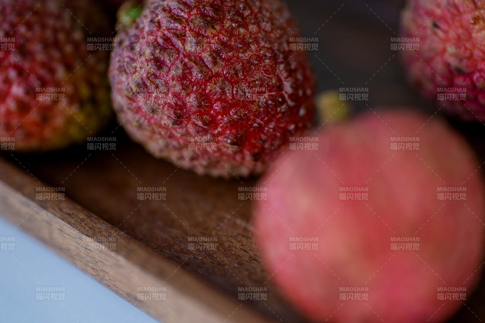 新鲜荔枝特写图片