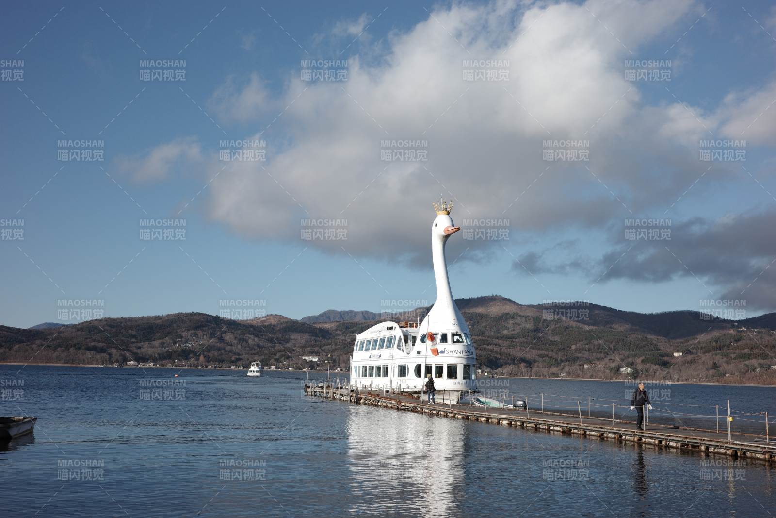 富士山，山中湖图片