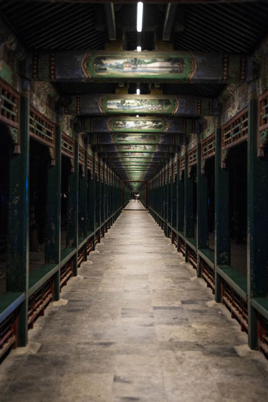 长廊古韵 幽静深远图片